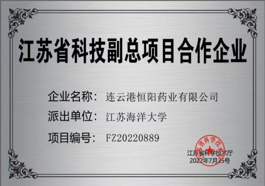 江苏省科技副总项目合作企业